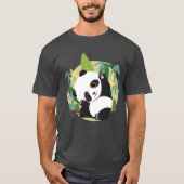 Cute Panda T-shirt (Voorkant)