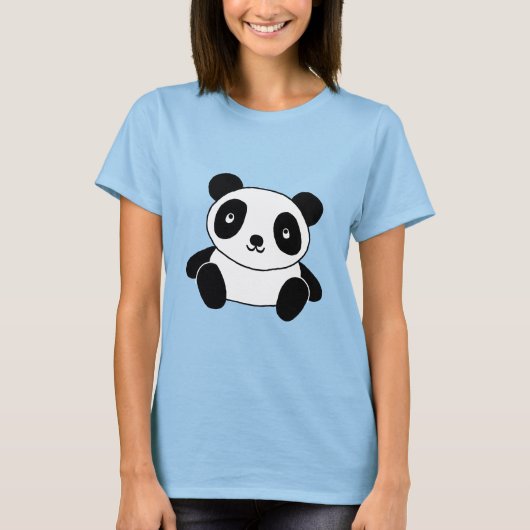 Cute Panda T-shirt (Voorkant)