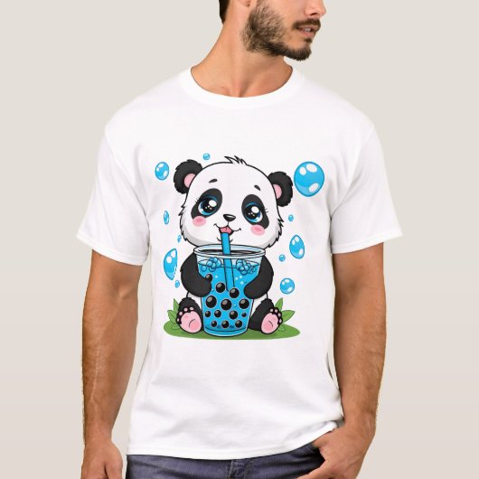 Cute Panda T-shirt (Voorkant)