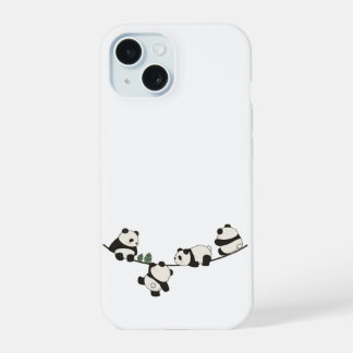 Cute Panda Telefoonhoes | Kawaii Dier iPhone Hoes 15 Hoesje