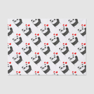 Cute panda tissuepapier