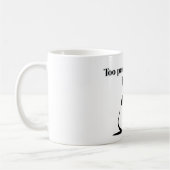 Cute panda Too peoply outside Mugs for introverts (Gauche)