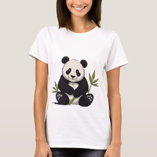 Cute Panda TShirt (Devant)