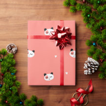 Cute Panda Wrapping Paper