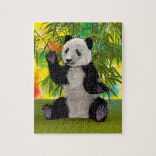 Cute Pandabeer Kawaii Dierenliefhebber Perfect Cad Legpuzzel