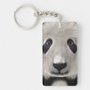Cute Pandabeer Kawaii Dierenliefhebber Perfect Cad Sleutelhanger