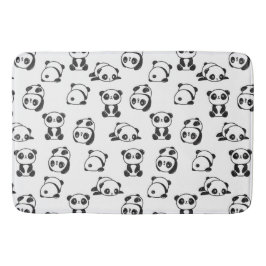Cute Pandas Pattern Badmat