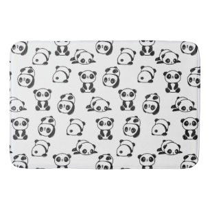 Cute Pandas Pattern  Badmat