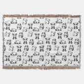 Cute Pandas Pattern Deken (Voorkant)