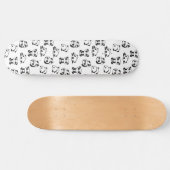 Cute Pandas Pattern Skateboard (Horizontaal)