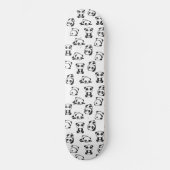 Cute Pandas Pattern Skateboard (Voorkant)