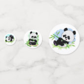 Cute Pandas table confetti (Derrière)
