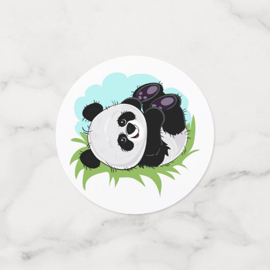 Cute Pandas table confetti (Petit recto)