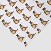 Cute pangolin graduate cartoon tissuepapier (Detail)