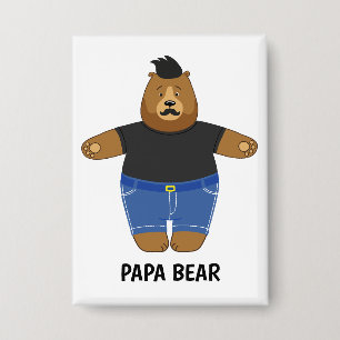 Cute Papa Beer Vaderdag Geschenk Speciale Mok Button