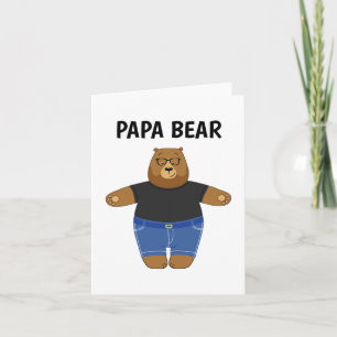 Cute Papa Beer Vaderdag Geschenk Speciale Mok Notitiekaartje