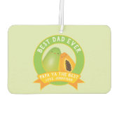 Cute Papa Ya de beste grappige fruitpun voor papa Luchtverfrisser (Achterkant)