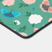 Cute Papillon vert fleuri bureau d'art botanique (Coin)
