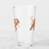 Cute parasaurolophus dinosaur cartoon glas (Links)