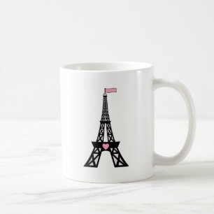 Cute Paris Eiffel Tower Koffiemok