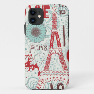 Cute Paris I Phone case. iPhone 11 Hoesje