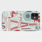 Cute Paris I Phone case. Case-Mate iPhone Case (Achterkant (horizontaal))