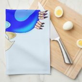 Cute Parrot Drôle Serviette de cuisine - Personnal (Quart Plié)