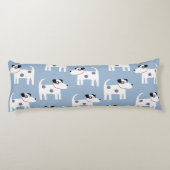 Cute Parson Jack Russell Terrier Dog Lichaamskussen (Achterkant)