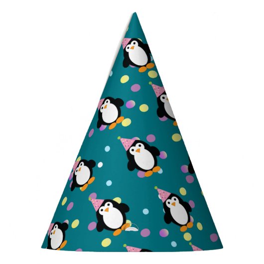 Cute Party Penguin Feesthoedjes (Links)