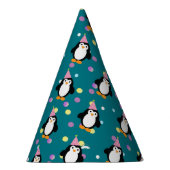 Cute Party Penguin Feesthoedjes (Rechts)