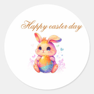 Cute Pasen Konijn Sticker – Kawaii Pastel Konijn L