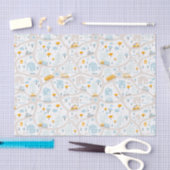 Cute Pastel Band Map Pattern Tissuepapier (Craft)