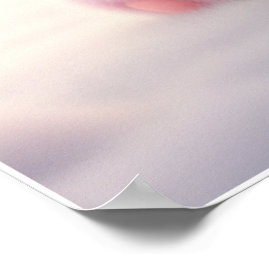 Cute Pastel Bunny – Kawaii Rabbit Poster Art (Hoek)