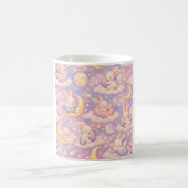 Cute Pastel Bunny Moon Mug – Kawaii Dreamy Clouds (Centre)