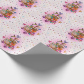 Cute Pastel Cadeaupapier (Hoek)