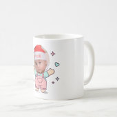 Cute Pastel Cartoon Character Mug Wrap with Blank  (Devant droit)