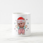 Cute Pastel Cartoon Character Mug Wrap with Blank  (Centre)