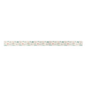 Cute Pastel Christmas Pattern Ornaments and Stars Lint (Voorkant)