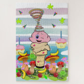 Cute Pastel Colors Puzzles Happy Birthday (Vertical)