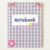 Cute Pastel Diary Notebook | Soft Aesthetic Journa Planner (Achterkant)