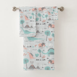 Cute Pastel Dinosaur Motif