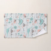 Cute Pastel Dinosaur Pattern Bad Handdoek (Handdoek)