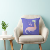 Cute Pastel Dinosaur pour Filles Coussin personnal (Chaise)