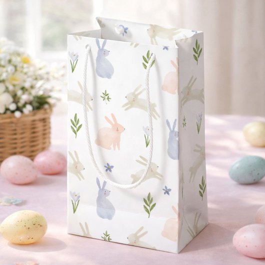 Cute Pastel Easter Bunny Spring Klein Cadeauzakje
