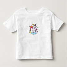 Cute Pastel Eenhoorn T-Shirt voor Kinderen