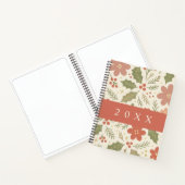 Cute pastel floral patternSpiral Notebook Notitieboek (Binnen)