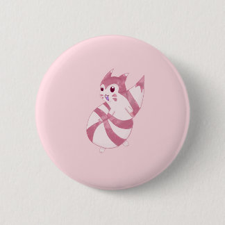 Cute Pastel Furret Design Ronde Button 5,7 Cm