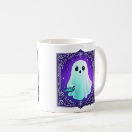 Cute Pastel Ghost Mug (Devant droit)