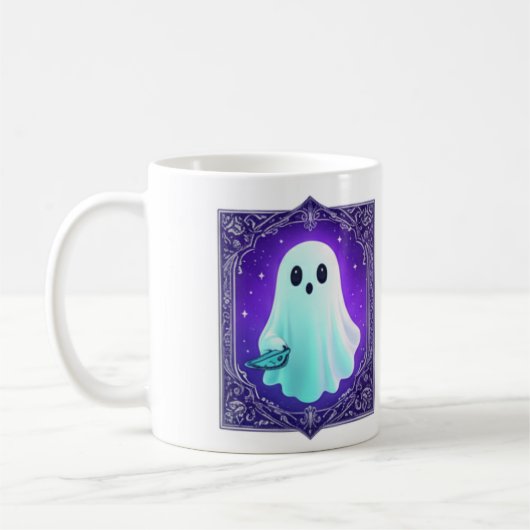 Cute Pastel Ghost Mug (Gauche)