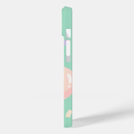 Cute pastel green with balloons Case-Mate iPhone case (Achterkant / Links)
